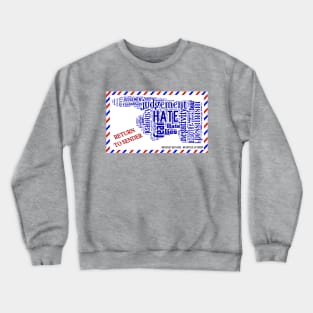 HATE: Return to Sender - Envelope Crewneck Sweatshirt